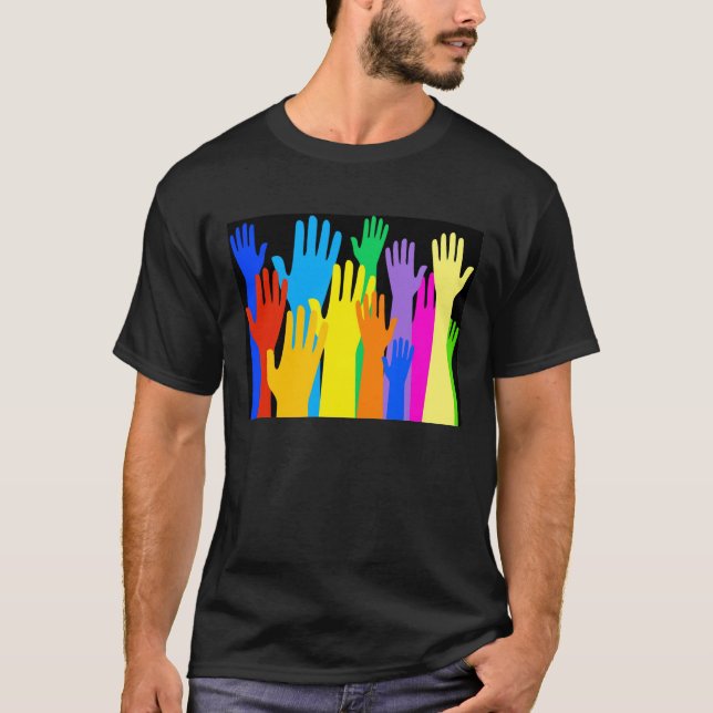 Colourful Hands T-Shirt (Front)
