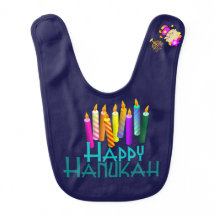 Colourful Hanukah Candles Baby