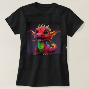 Colourful Happy Baby Dragon T-Shirt