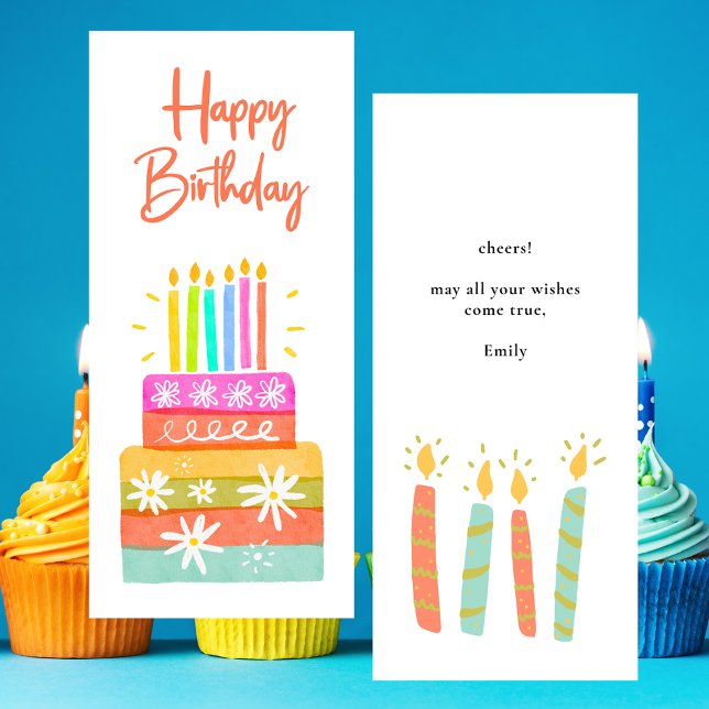 Colourful Happy Birthday Cake and Candles Flat Car (Creator Uploaded)