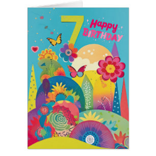 Colourful Happy Birthday Card
