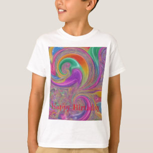 Colourful Happy Birthday Kids T-Shirt