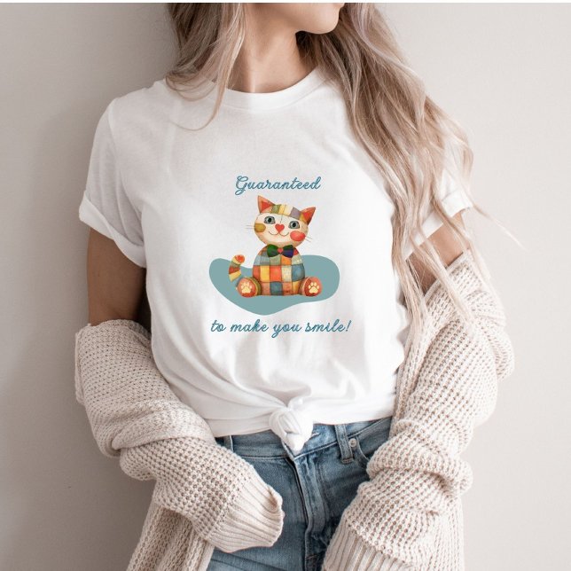 Colourful Happy Cat Conversation Starter  T-Shirt (Creator Uploaded)