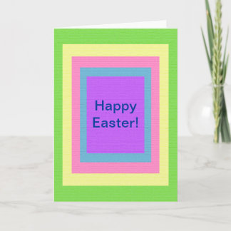 Colourful Happy Easter Card