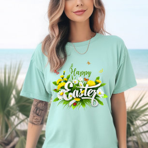 Colourful Happy Easter Day T-shirt