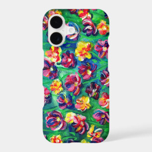 Colourful Happy Little Flowers Original Artwork