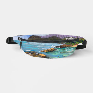 Colourful Hawaiian Ko’Olina beach hipster Bag