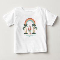 Colourful Hawaiian Santa Christmas