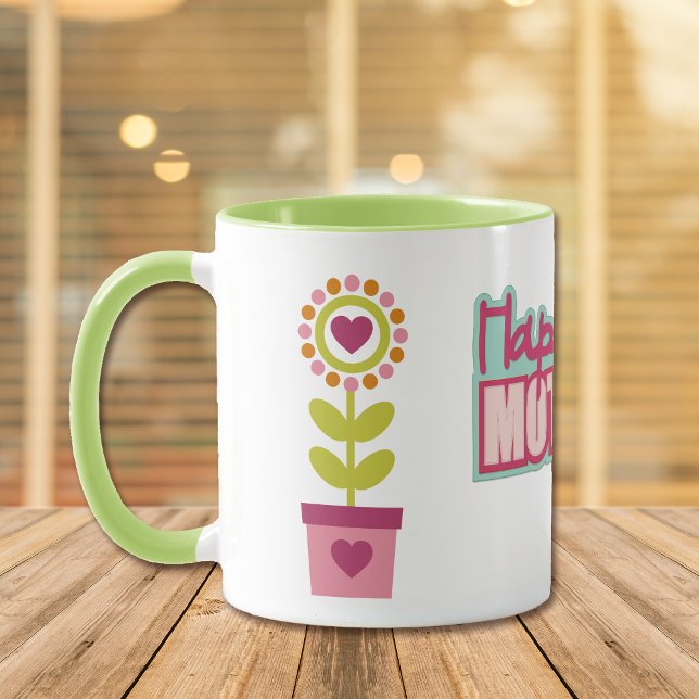 Colourful Heart Flower Mother's Day Mug (Creator Uploaded)