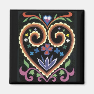 Colourful Heart - Magnet