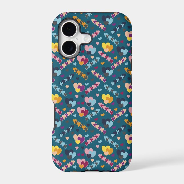 Colourful Heart Pattern (Back)