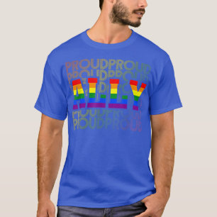 Colourful Heart Proud Ally LGBT Rainbow Gay Pride T-Shirt
