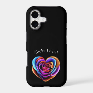 Colourful Heart Shaped Rose-Valentine's Day