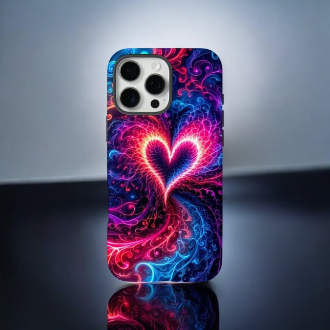   Colourful Heart Swirl Case-Mate iPhone Case (Creator Uploaded)