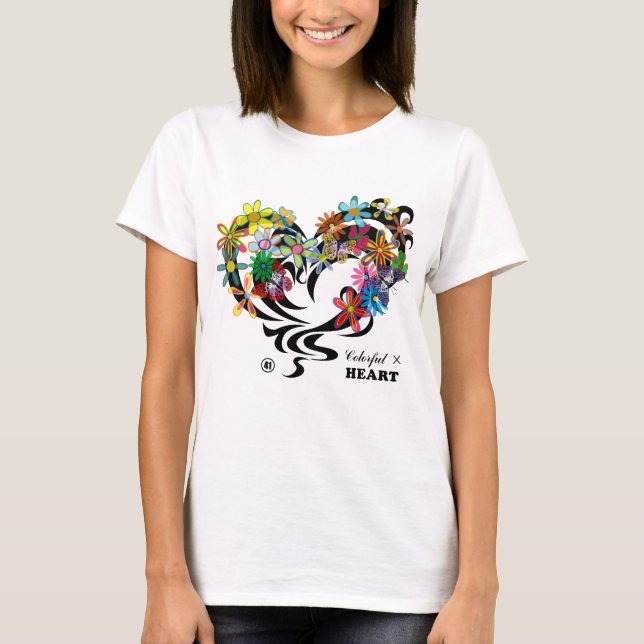 Colourful×HEART T-Shirt (Front)