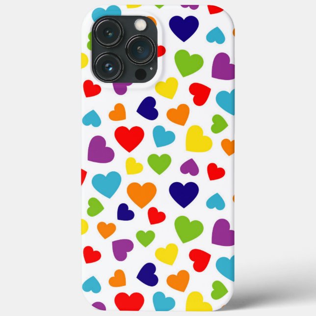 Colourful Hearts  Case-Mate iPhone Case (Back)