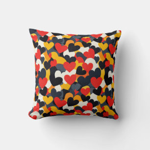 Colourful Hearts Cushion