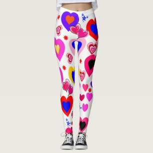 Colourful Hearts Leggings