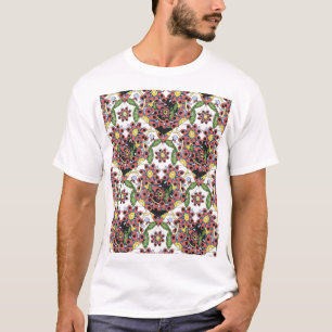 Colourful Hearts, Seamless Romantic Pattern. T-Shirt