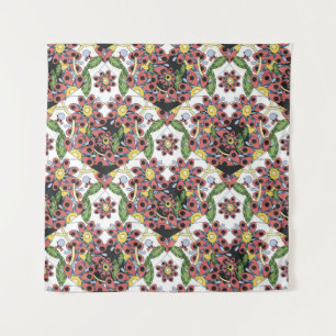 Colourful Hearts, Seamless Romantic Pattern. Tapestry