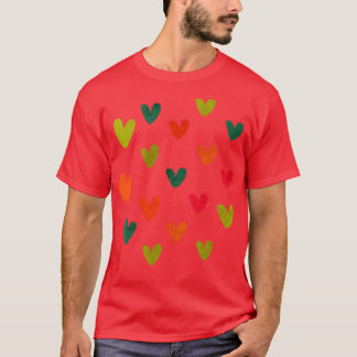 colourful hearts T-Shirt