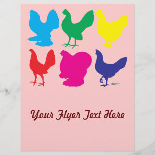 Colourful Hens Flyer
