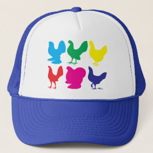 Colourful Hens Trucker Hat