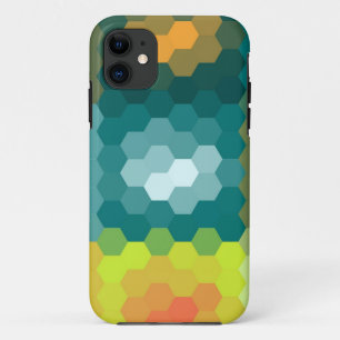 Colourful hexagons seamless graphic Case-Mate iPhone case