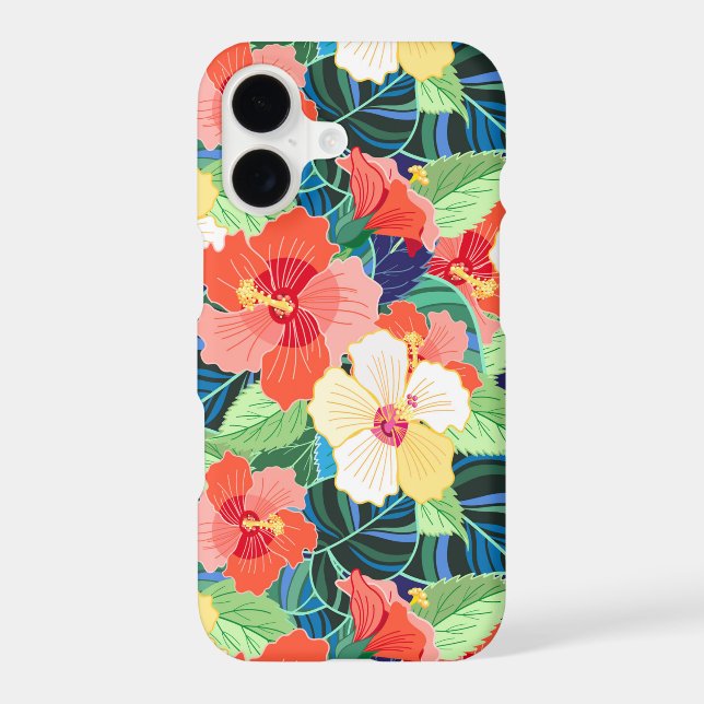 Colourful Hibiscus Pattern (Back)