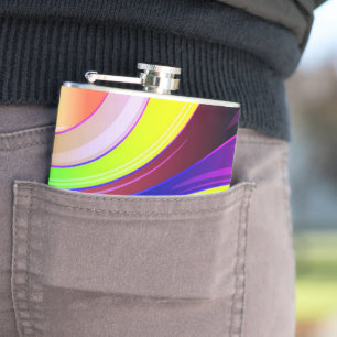 Colourful Hip Flask