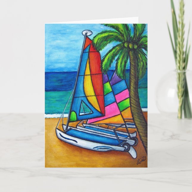 Colourful Hobby Greeting Card (Front)