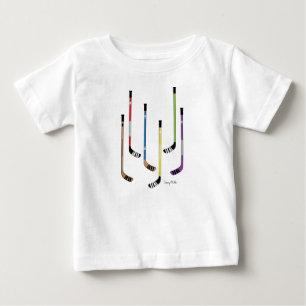 Colourful Hockey Sticks Infant Shirts