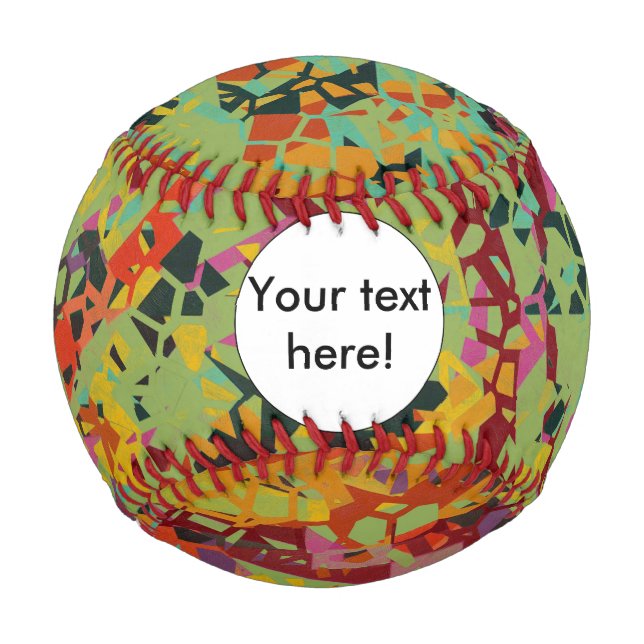 Colourful holes texture baseball (Front)