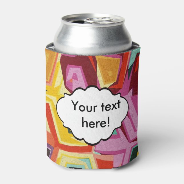 Colourful holes texture can cooler (Can Front)