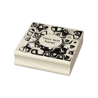 Colourful holes texture rubber stamp