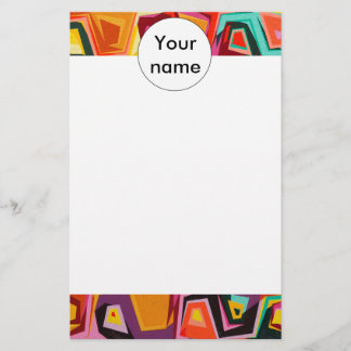 Colourful holes texture stationery