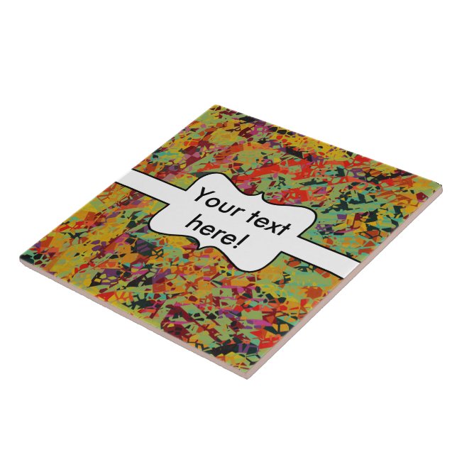 Colourful holes texture tile (Side)