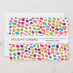 colourful holiday cheers card