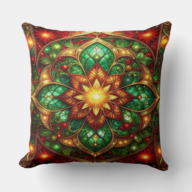 Colourful Holiday Cushion (Front)