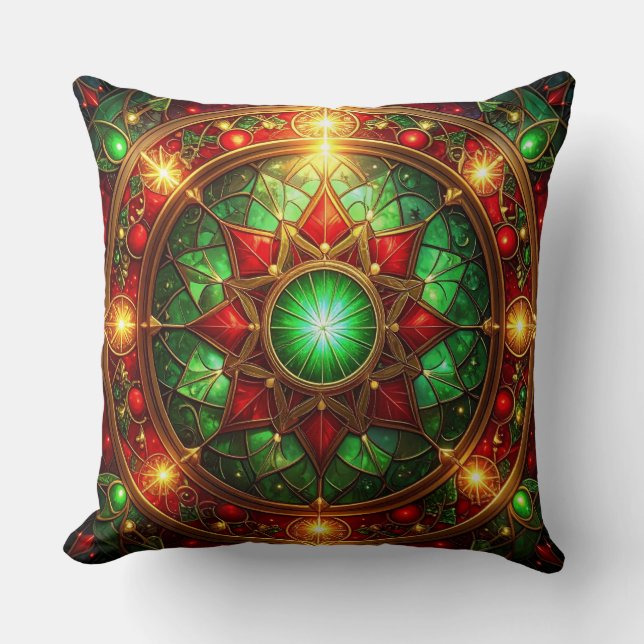 Colourful Holiday Cushion (Front)