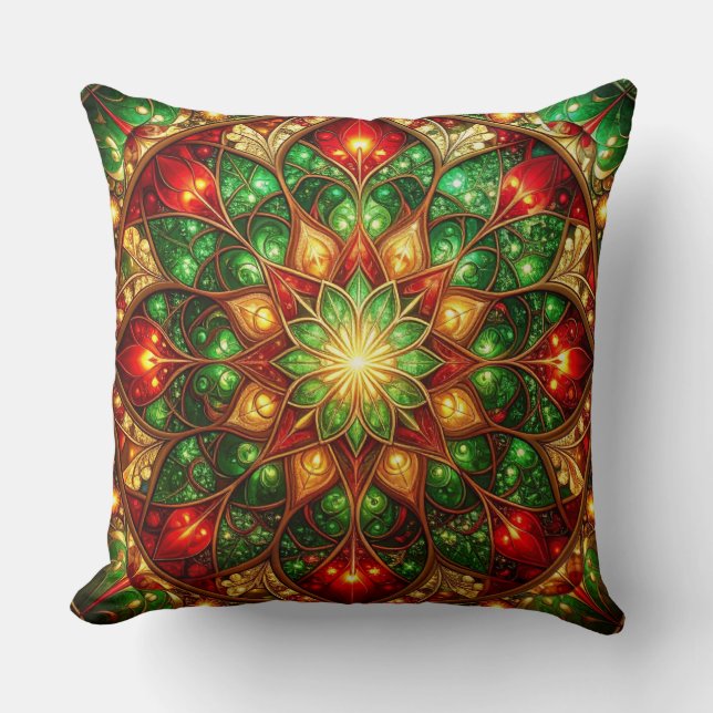 Colourful Holiday Cushion (Front)