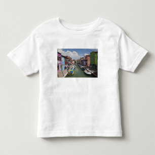 Colourful homes along canal on the island of toddler T-Shirt