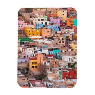 Colourful Homes on the Hill Magnet
