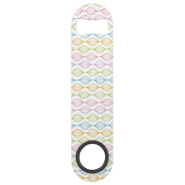Colourful horizontal ogee pattern (Front)