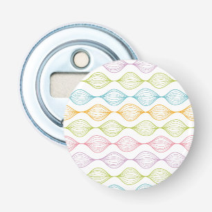 Colourful horizontal ogee pattern bottle opener
