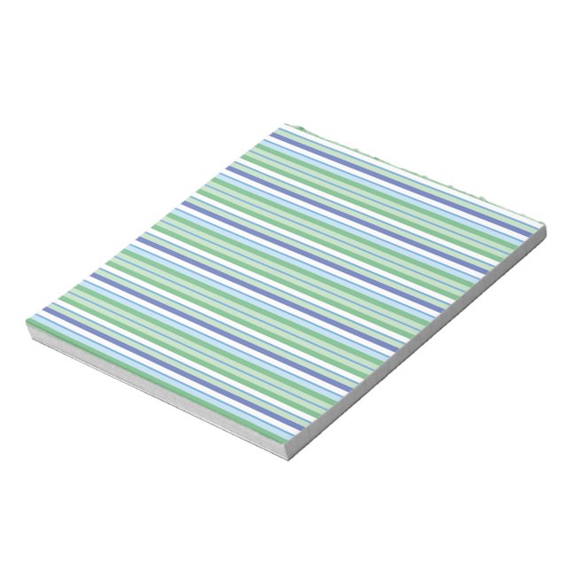 Colourful horizontal stripes notepad (Rotated)