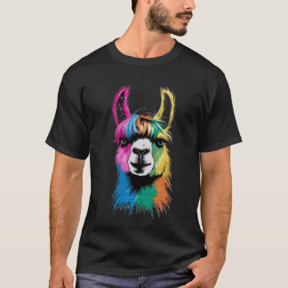 Colourful Horse Design T-Shirt