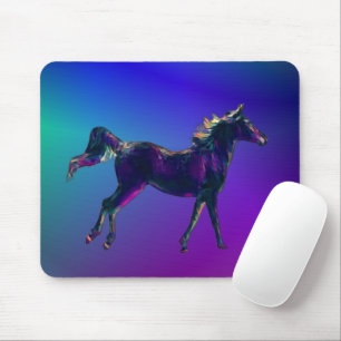 Colourful Horse Equestrian Art Mouse Pad