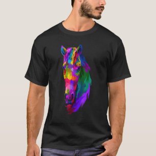 Colourful Horse Graphic 5 T-Shirt