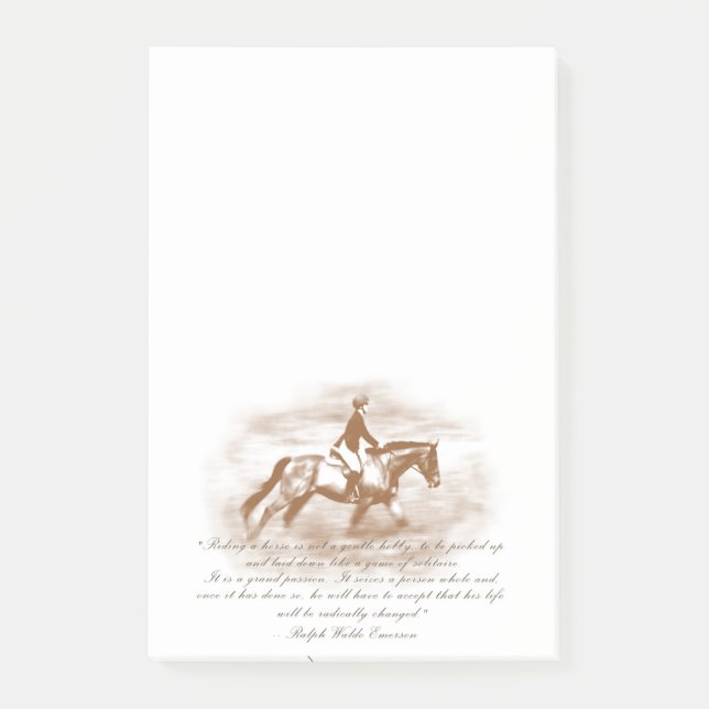 Colourful Horse Pattern Post-it Notes (Front)